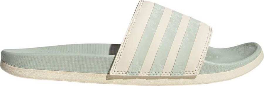 Adidas Sportswear Adilette Comfort Slides Beige Groen 1 2 Vrouw