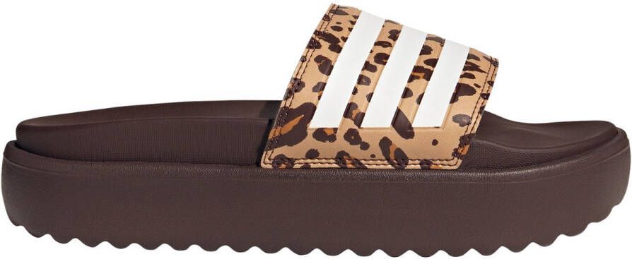 Adidas Sportswear adilette Platform Badslippers Bruin
