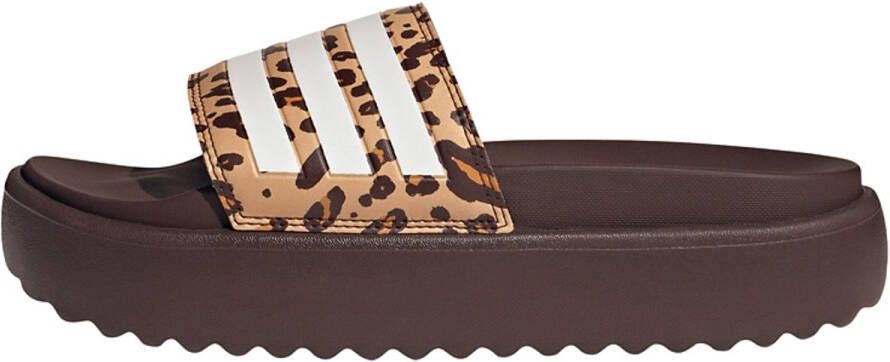 Adidas Sportswear adilette Platform Badslippers Bruin