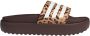 Adidas Sportswear Adilette Platform badslippers bruin beige - Thumbnail 2