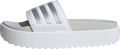 Adidas Women's Adilette Platform Slides Sandalen 2 3 wit grijs - Wit