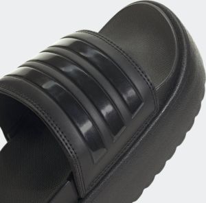 Adidas Sportswear adilette Platform Badslippers Dames Zwart