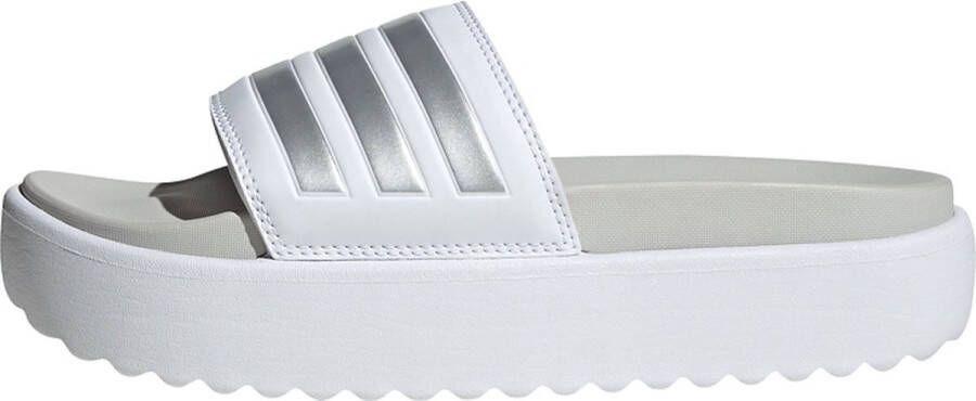 Adidas Sportswear adilette Platform Badslippers Dames Wit