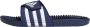 Adidas Adissage Badslippers Dark Blue Cloud White Dark Blue - Thumbnail 1