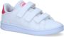 Adidas Sportswear Advantage CF sneakers wit roze Jongens Meisjes Imitatieleer 33 1 2 - Thumbnail 2