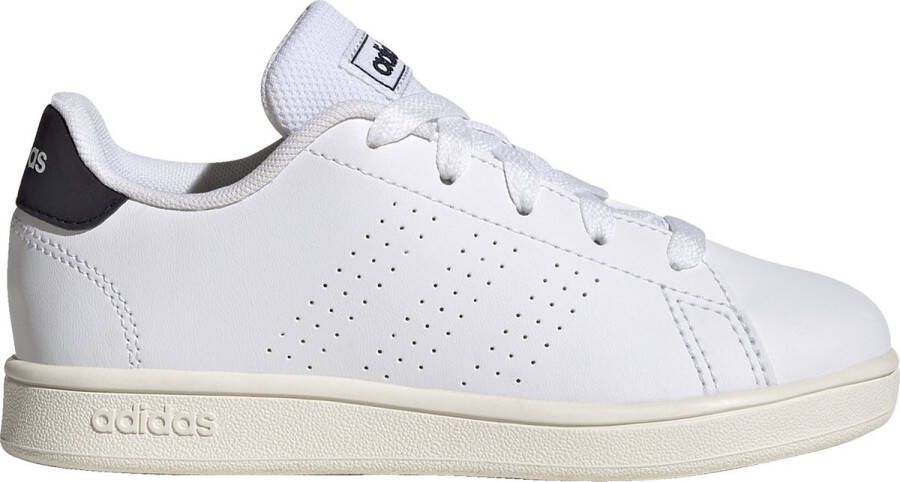 Adidas Sportswear Advantage sneakers wit lichtroze Jongens Meisjes Imitatieleer 35 1 2