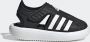 Adidas Sportswear Water Sandal waterschoenen zwart wit kids Rubber 26 - Thumbnail 1