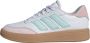 Adidas Sportswear Courtblock sneakers wit lichroze gum Imitatieleer 35 1 2 - Thumbnail 3
