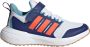 Adidas Sportswear FortaRun 2.0 Cloudfoam Schoenen met Elastische Veters en Klittenband Kinderen Wit - Thumbnail 1
