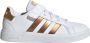 Adidas Sportswear Grand Court Sustainable Lifestyle Court Schoenen met Elastische Veters en Klittenband Kinderen Wit - Thumbnail 2