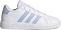 Adidas Sportswear Grand Court 2.0 sneakers wit lichtblauw roze Jongens Meisjes Imitatieleer 39 1 3 - Thumbnail 2