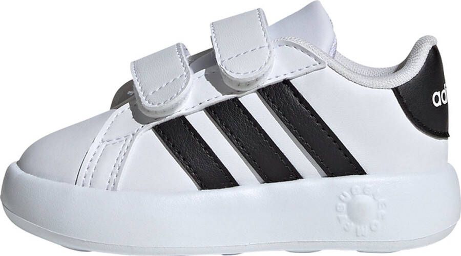 Adidas Sportswear Grand Court 2.0 sneakers wit zwart Imitatieleer 19