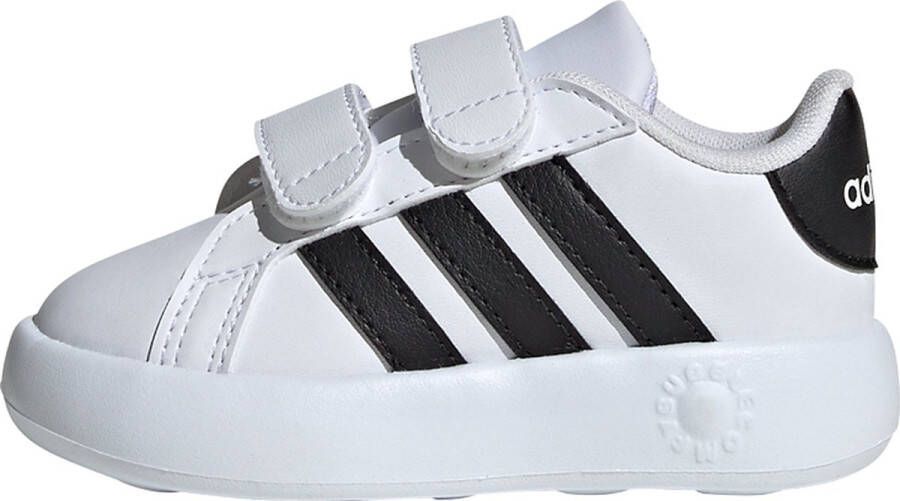 Adidas Sportswear Grand Court 2.0 sneakers wit zwart Imitatieleer 20