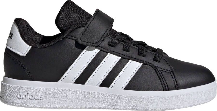 Adidas Sportswear Grand Court 2.0 EL sneakers zwart wit Imitatieleer 33