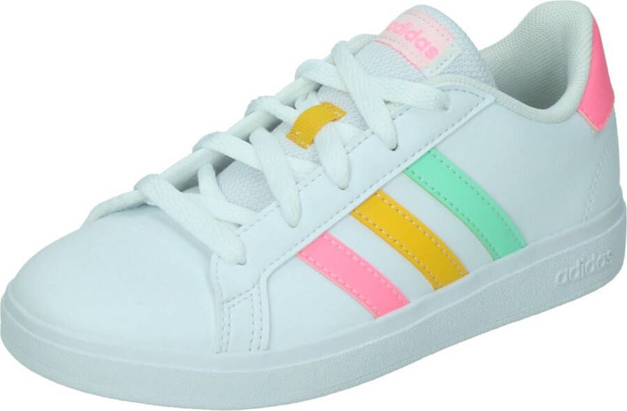 Adidas Sportswear Grand Court Lifestyle Tennis Lace-Up Schoenen Kinderen Wit - Foto 3