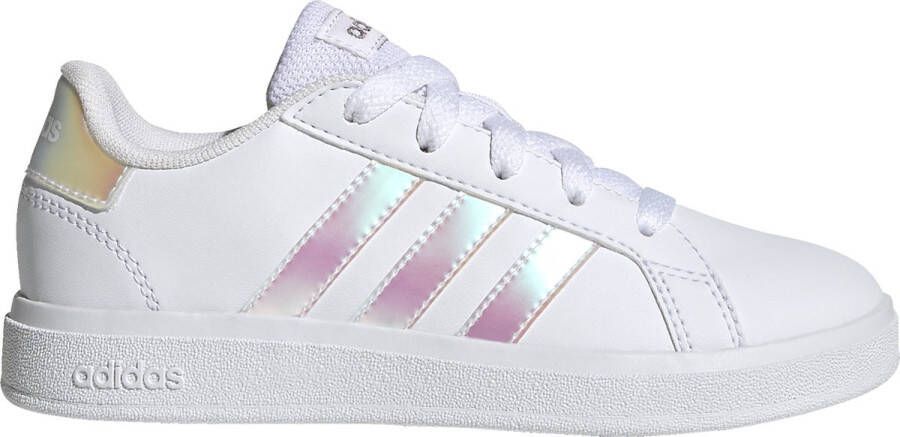 Adidas Sportswear Grand Court 2.0 sneakers wit metallic zilver Imitatieleer 38 2 3