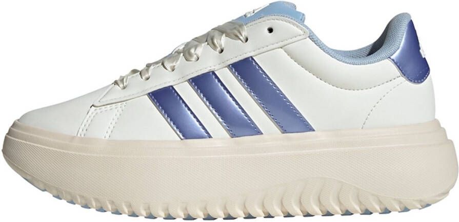 Adidas Sportswear Grand Court Platformschoenen Dames Wit