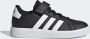 Adidas Core adidas Sportswear Grand Court Schoenen met Elastische Veters en Klittenband Kinderen Zwart - Thumbnail 2