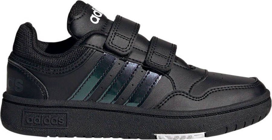 Adidas Originals Hoops sneakers zwart Imitatieleer Effen 35