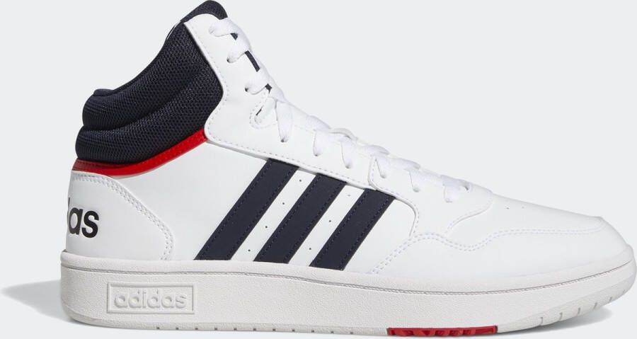 Adidas Sportswear Hoops 3.0 Mid Classic Vintage Schoenen Unisex Wit