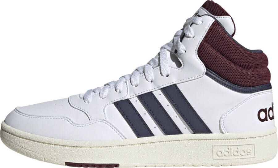 Adidas Sportswear Hoops 3.0 Mid Lifestyle Basketball Classic Vintage Schoenen Unisex Wit