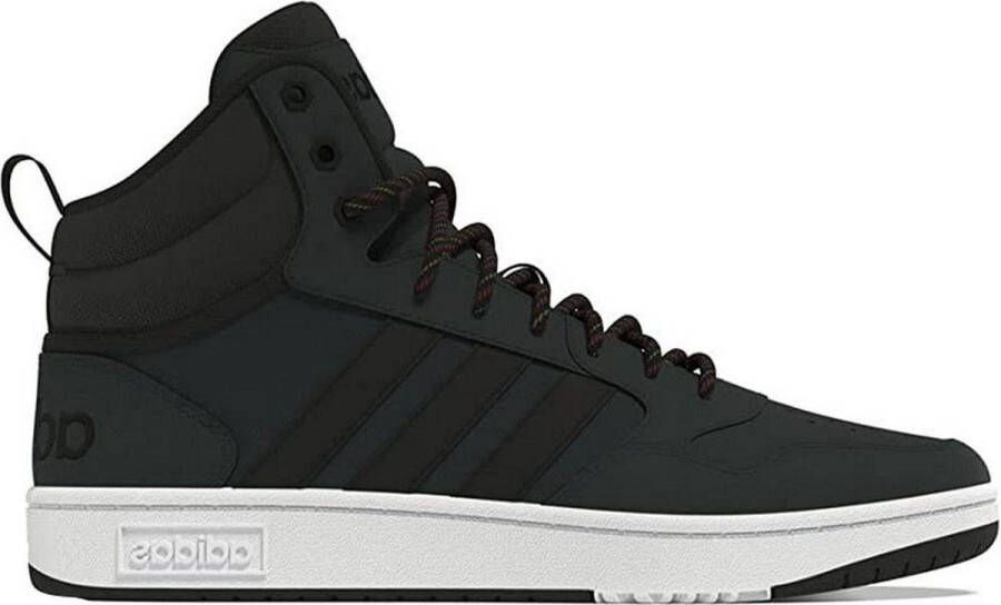 Adidas Perfor ce Hoops 3.0 Mid Lifestyle Basketball Classic Winterschoenen Unisex Zwart