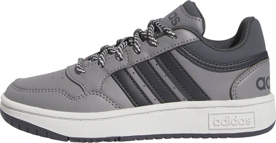 Adidas Sportswear Hoops 3.0 sneakers grijs antraciet Imitatieleer 37 1 3 - Foto 2