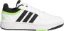 Adidas SPORTSWEAR Hoops 3.0 Sneakers Kid Ftwr White Core Black Solar Green - Thumbnail 1