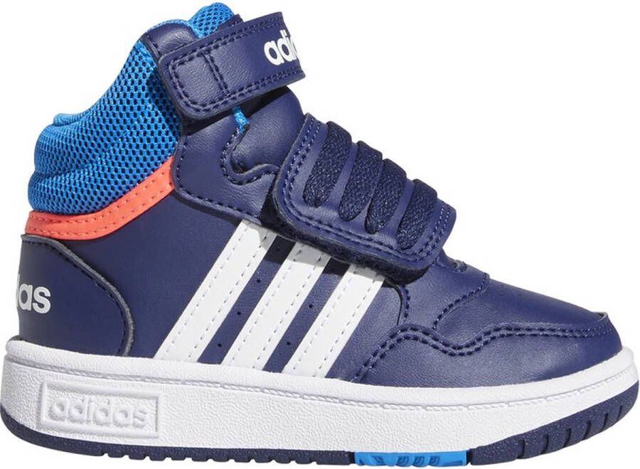 Adidas SPORTSWEAR Hoops Mid 3.0 AC Trainers Baby Dark Blue Rush Turbo