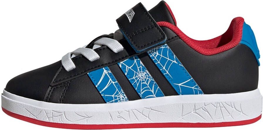 Adidas Sportswear Marvel Spider- Grand Court Schoenen Kids Kinderen Zwart