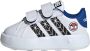 Adidas Sportswear MARVEL GRAND COURT SPIDER-MAN SCHOENEN PEUTERS Kinderen Wit - Thumbnail 1
