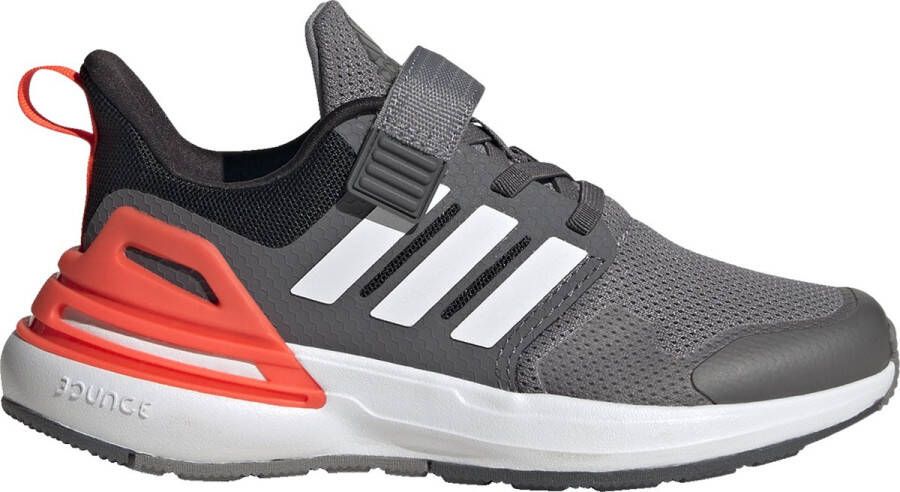 Adidas Sportswear Rapidasport Bounce Sport Running Schoenen met Elastische Veters en Klittenband Kinderen Grijs