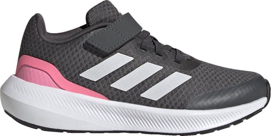 Adidas Sportswear RunFalcon 3.0 Schoenen met Elastische Veters en Klittenband Kinderen Grijs