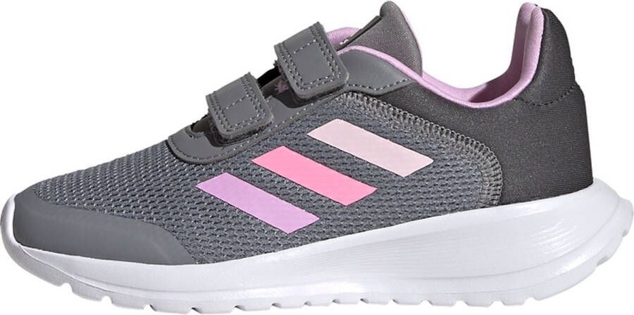 Adidas tensaur run 2.0 cf hardloopschoenen grijs roze kinderen - Foto 1