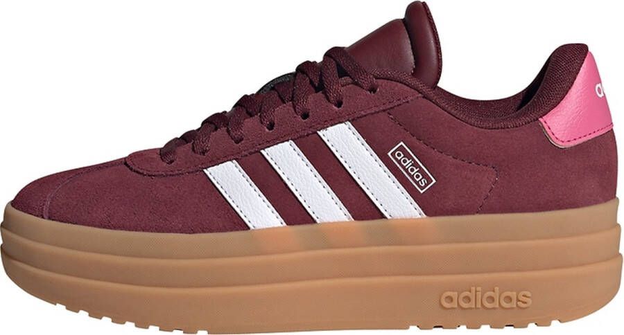 Adidas Sportswear VL Court Bold suède sneakers donkerrood wit Suede 38 2 3 - Foto 2
