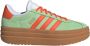 Adidas Vl Court Bold Unisex Schoenen Groen Maat: 37 1 3 Leer Foot Locker - Thumbnail 1