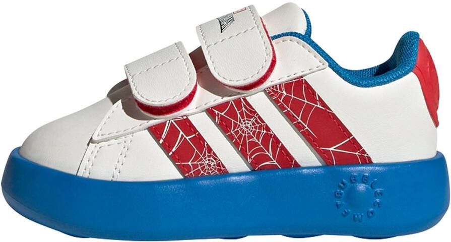 Adidas Sportswear x Marvel Spider- Grand Court Schoenen Kids Kinderen Wit