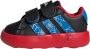 Adidas Sportswear x Marvel Spider- Grand Court Schoenen Kids Kinderen Zwart - Thumbnail 1