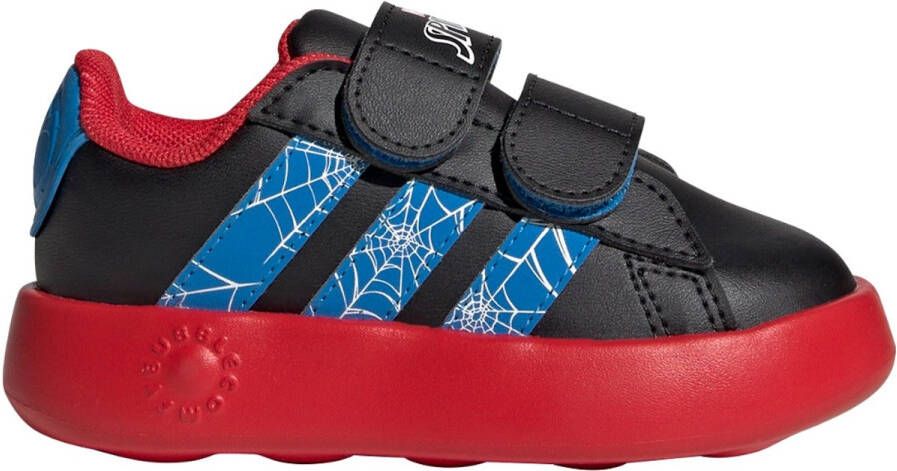 Adidas Sportswear x Marvel Spider- Grand Court Schoenen Kids Kinderen Zwart