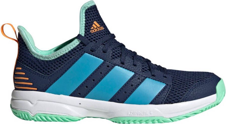 Adidas Stabil kinderen Sportschoenen Volleybal Smashcourt navy lichtblauw