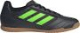 Adidas Super Sala 2 Zaalvoetbalschoenen (IN) Zwart Groen Bruin - Thumbnail 1