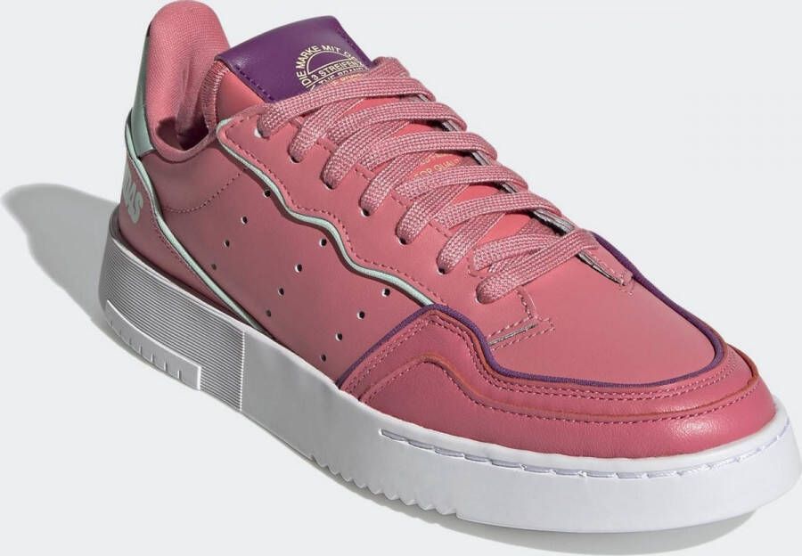 Adidas 1 3 Supercourt W Dames sneakers hazy rose ftwr white rich mauve -  Schoenen.nl