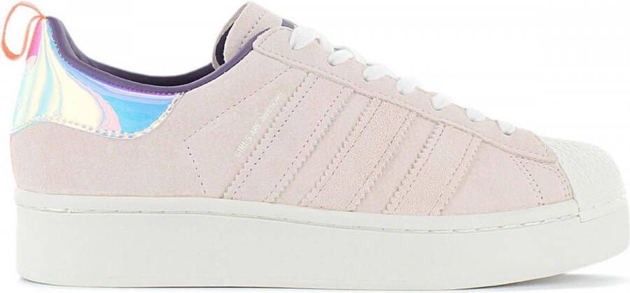 Adidas Superstar Bold Plateu W Girls Are Awesome Dames Sneakers Sport Casual Schoenen Roze FW8084