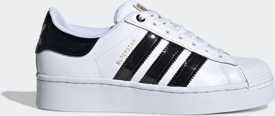 Reis verhaal Mooi Adidas Superstar Bold W Dames Sneakers Ftwr White Core Black Gold Met -  Schoenen.nl