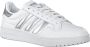 Adidas Team Court W Lage sneakers Leren Sneaker Dames Wit - Thumbnail 2