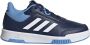 Adidas Sportswear Tensaur sneakers donkerblauw wit lichtblauw Imitatieleer 38 2 3 - Thumbnail 2