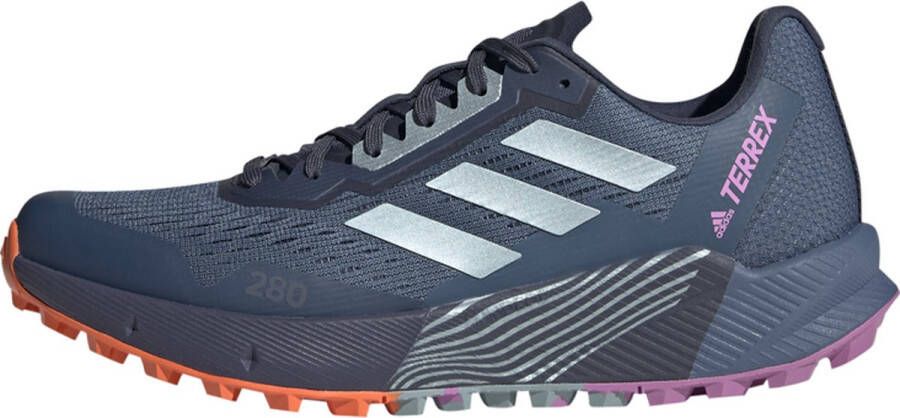 Adidas Terrex Women's Terrex Agravic Flow 2.0 Trailrunningschoenen blauw