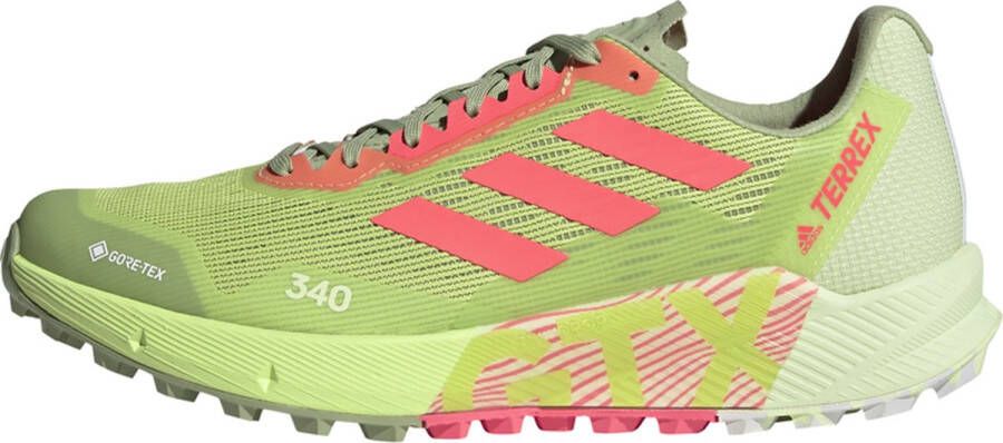Adidas TERREX Agravic Flow 2.0 GTX GORE-TEX Heren Hardloopschoenen Trailschoenen Trail-Running Schoenen Groen H03182