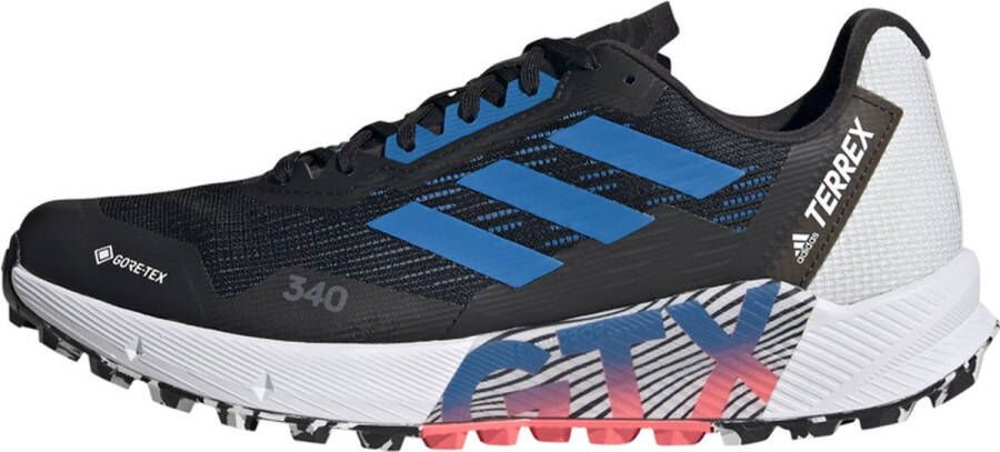 Adidas TERREX Agravic Flow 2.0 GTX GORE-TEX Heren Hardloopschoenen Trailschoenen Trail-Running Schoenen Zwart H03184