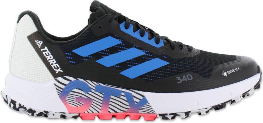 Adidas TERREX Agravic Flow 2.0 GTX GORE-TEX Heren Hardloopschoenen Trailschoenen Trail-Running Schoenen Zwart H03184